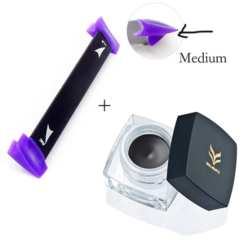 Vamp-Timbre-Ensemble-Eyeliner-Gel-Double-Aile-ind-termin-e-Eyeliner-Timbre-avec-Eyeliner-Cr-me (1)