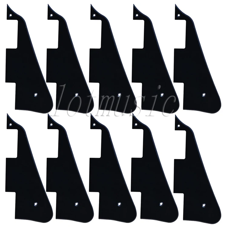 

10Pcs Black Gloss Plastics Guitar Pickguard For Electric Guitar Replacement