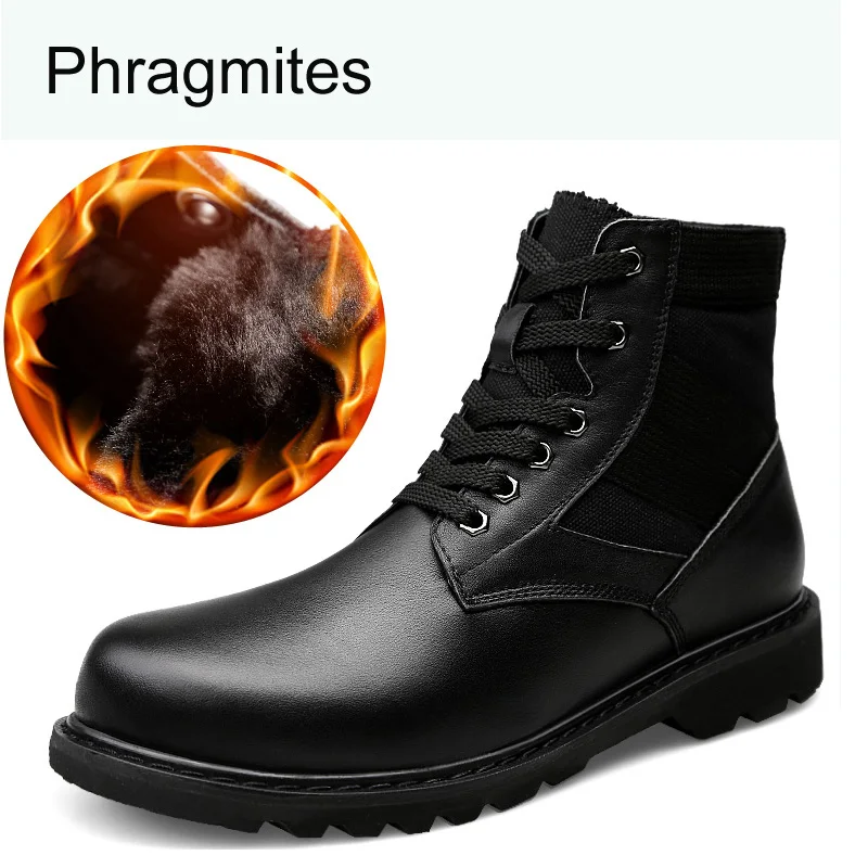 

Phragmites outdoor caliga military boots winter shoes women cotton shoes black winter snow boots unisex ladies bottes femme boot