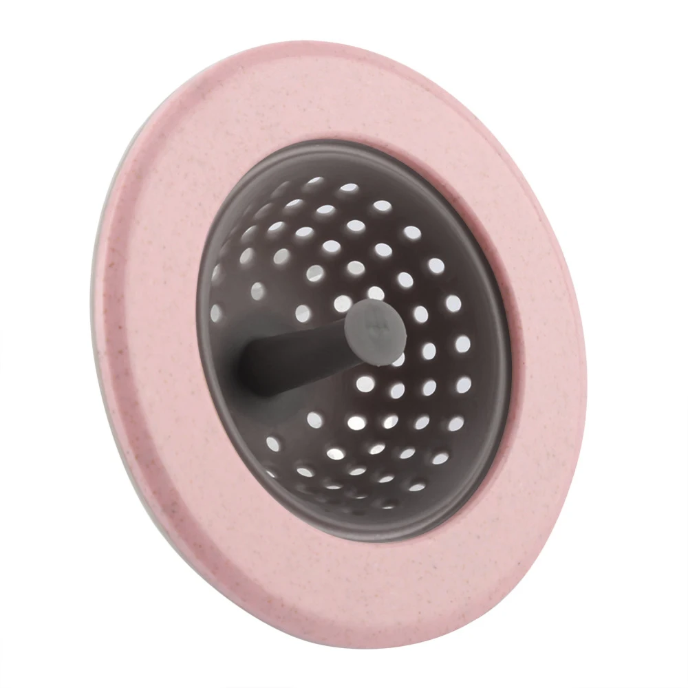 1 Pcs Plastic Sink Strainer For Bathroom Kitchen Items For Washbasin Sink Filter Silica Gel Anti-blocking Sink Drains Cover