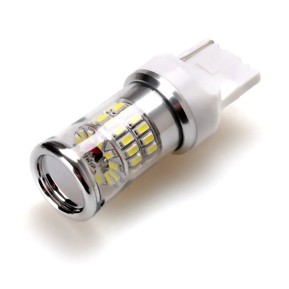 7443 W21W 12V 24V Blanc LED Ampoule de Voiture 48X3014SMD for
