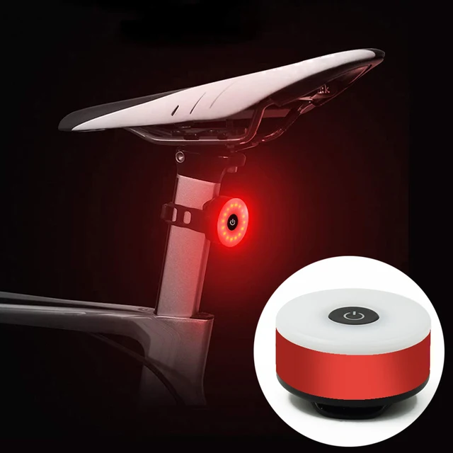 US $6.93 WasaFire Mini Bicycle Tail Light Bike Rear Light Taillight USB Rechargeable Flashlight Safety Warni