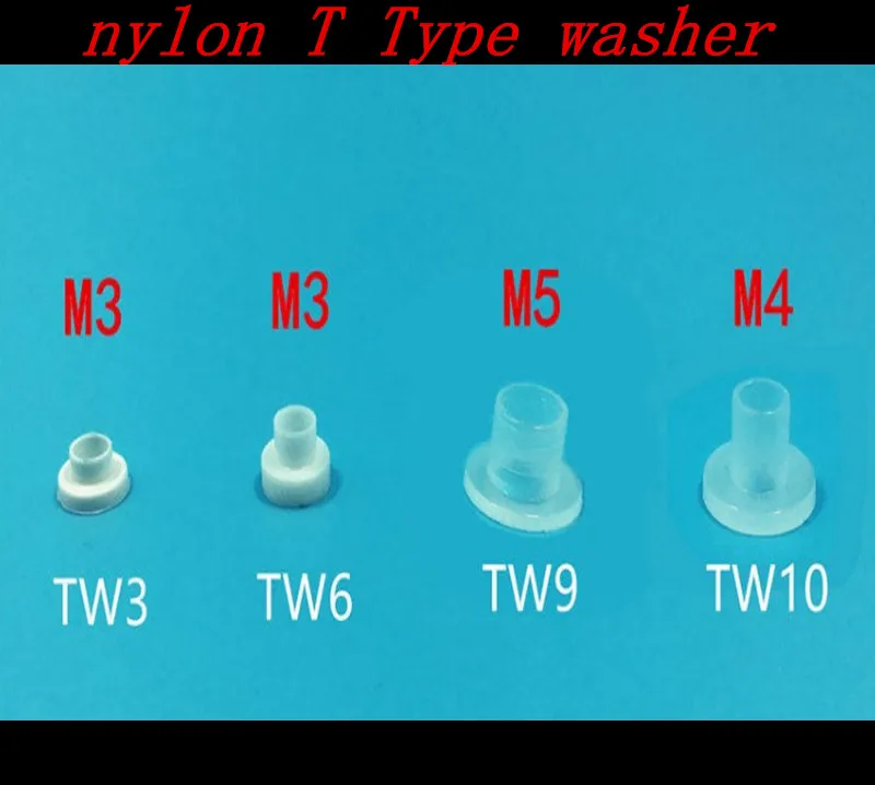 

M3 M4 M5 M6 Nylon Washers Step T type Plastic Washer Insulated Crystal Gasket