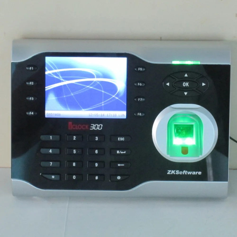 

FAST DELIVERY ENGLISH MENU 3.5 inch color screen 8000 Fingerprints TCP/IP fingerprint time attendance Fingerprint time clock