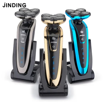 

JINDING 5 Blade Electric Shaver for Men Rechargeable Razor Original Shavers Washable 3D Floating Head Shaving Beard Machine