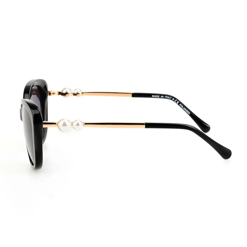 Кошачий глаз EE Солнцезащитные очки для женщин Для женщин 5340 поляризованные линзы Óculos де золь жемчуг Рамки Gafas с логотипом и чехол Защита от