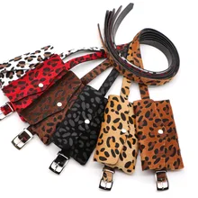 Брендовая сумка на пояс для денег, телефона, модная леопардовая женская сумка на пояс, Женская поясная сумка для женщин, кожаная сумка на пояс