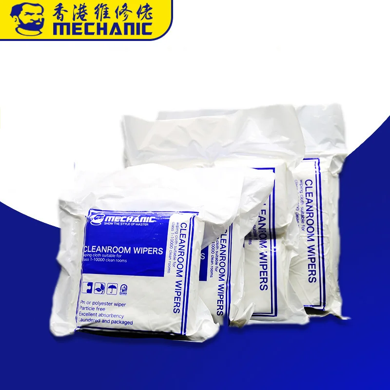 MECHANIC 소프트 클린 룸 와이퍼 정전기 방지 비 먼지 천 섬유 전화 패드 카메라 PC 화면 청소 클래스 1-10000 클린 룸