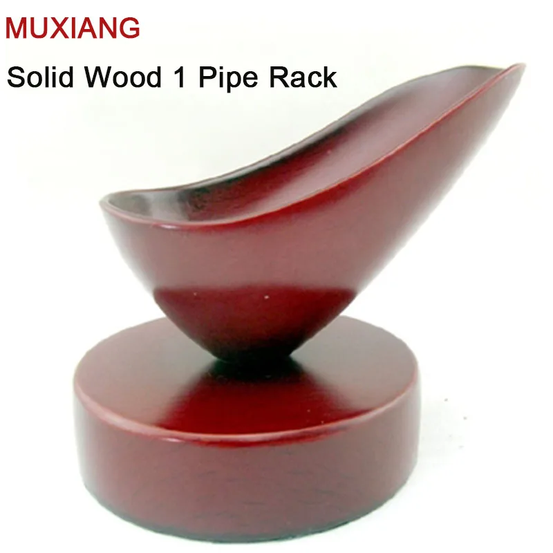 

MUXIANG Pipe Fittings Wood Spoon Shape 1 Pipe Racks Smoking Pipe Specialized Stands/Holder China Factory Direct Sale fa0013