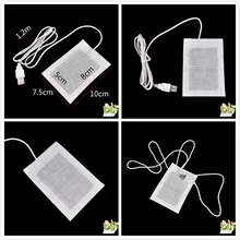 5V Портативный Теплый USB коврик с подогревом зимний нагреватель для коврик для мыши обувь Golve теплый коврик для мыши из углеродного волокна нагревательный коврик