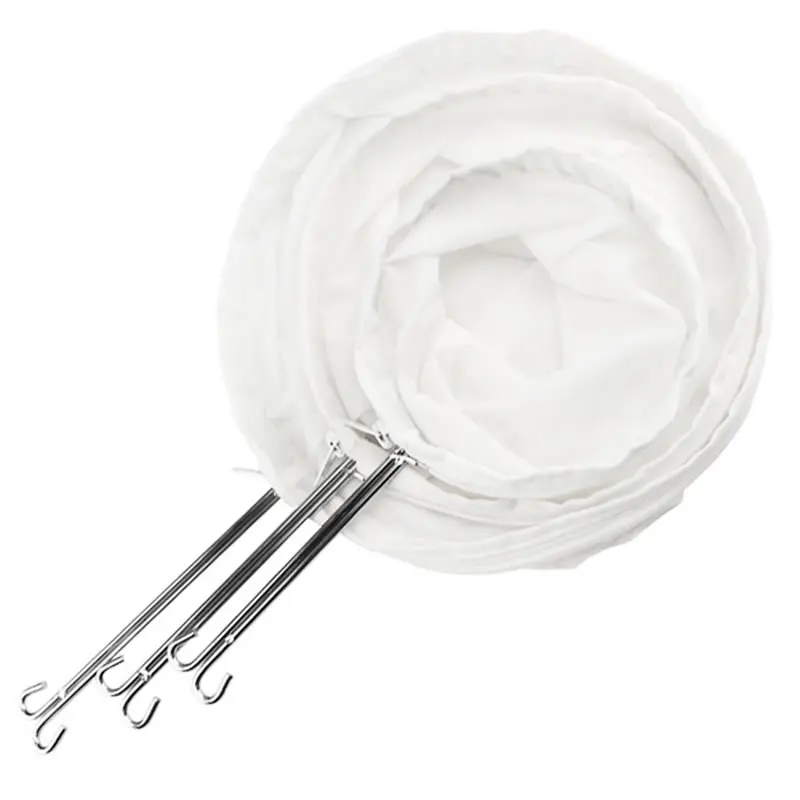 

Reusable Milk Tea Filter Bag with Handle Flannel Cloth Coffee Pot Strainer Espresso Coffee Tool Filter Packs Tea Bag Colander