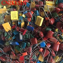 CNIKESIN 100g/pack Mixed polyester capacitors miscellaneous polyester capacitors imported electronic polyester capacitor(Random