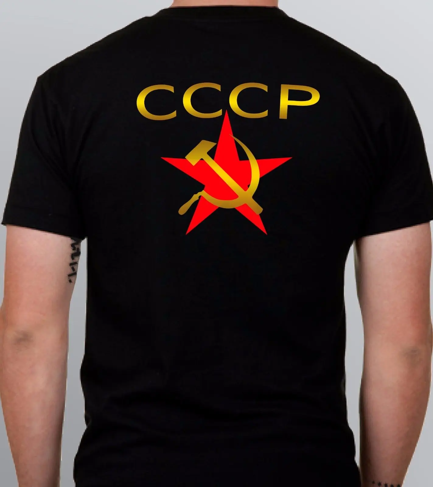 Футболка СССР Путин молот серп в винтажном стиле S 5XL|Футболки| |
