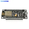 NodeMcu-Placa de desarrollo de Conector Micro USB, placa de desarrollo de módulo WIFI inalámbrico basado en ESP-12E, CP2102, ESP8266, CH340G, CH340 G, V3 ► Foto 3/6