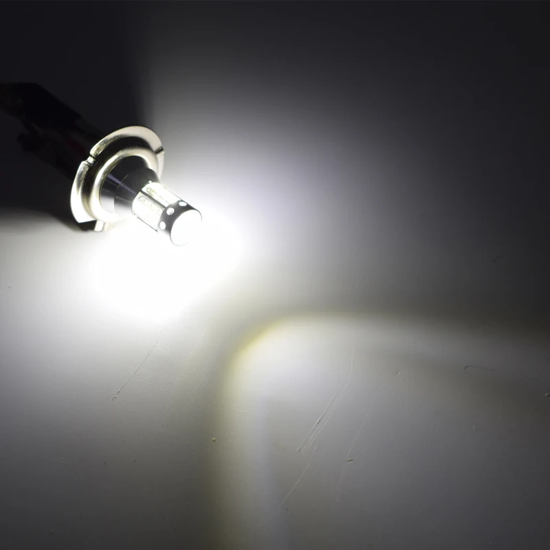 2PCS Automotive LED Fog Light Bulbs H7 80W Fog Tail Driving Car Head Light Lamp Bulb Super Bright 9V-30V.06
