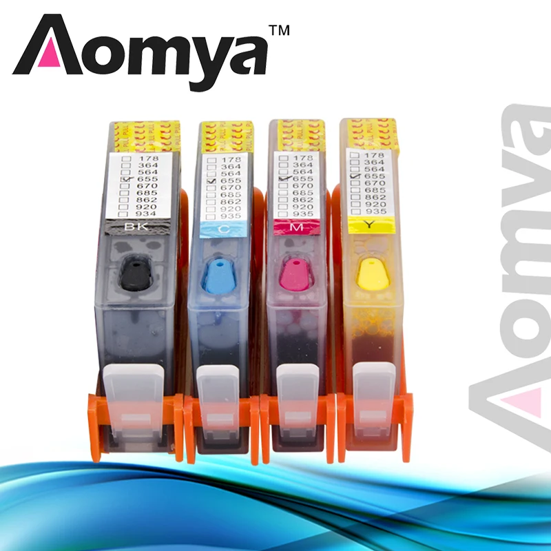 Lot De 4 Cartouches D'encre Génériques XL Compatibles HP Photosmart 5510 5512 5515 Etc.