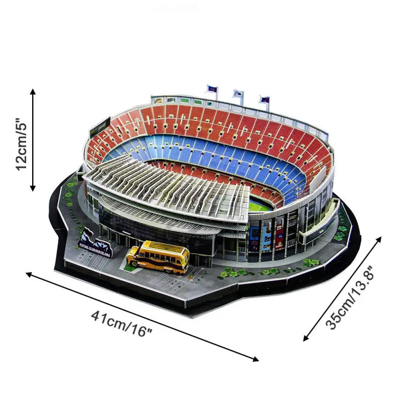 Барселона лагерь ноу стадион 3D головоломка футбольный клуб головоломки модель Испания в коробке