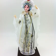 Изысканная кукла с вышивкой, китайская Статуэтка старого стиля китайская кукла статуя девушки белая змея-Baisuzhen
