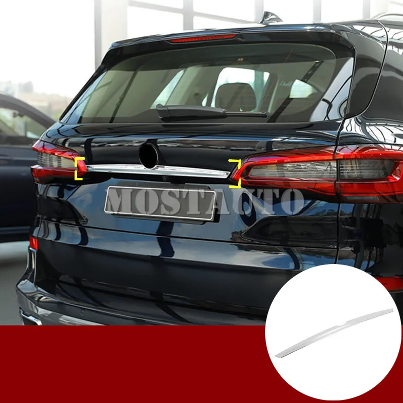 

For BMW X5 G05 Stainless Steel Rear Door Trunk Lid Molding Trim Cover 2019 1pcs
