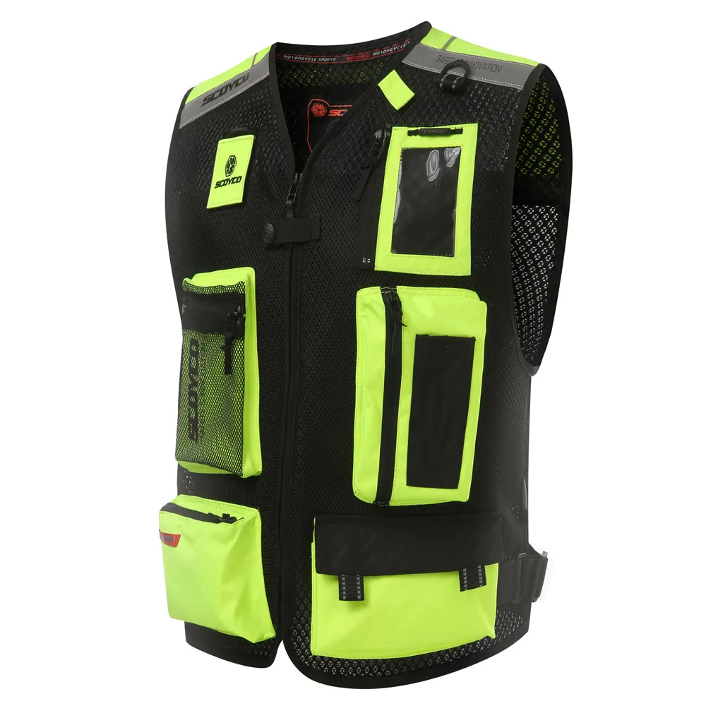 Scoyco JK46 Motocross Motorcycle Reflective Vest Auto Racing ATV MX
