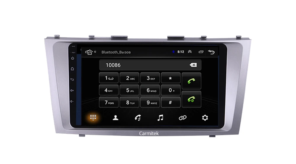 2G+ 32G Android 8,1 4G Автомобильный Радио Мультимедиа Видео плеер навигация gps WiFi 2 din для Toyota Camry 40 50 2006-2011 без dvd