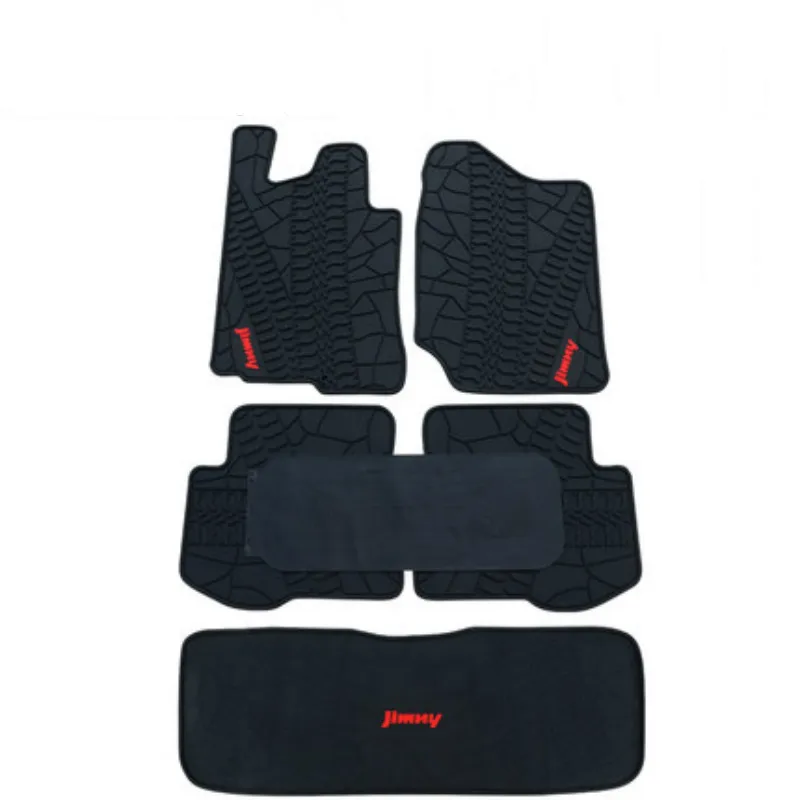 Пользовательские без запаха коврики для багажника водонепроницаемые резиновые коврики для автомобиля+ коврик для обуви для Suzuki Jimny