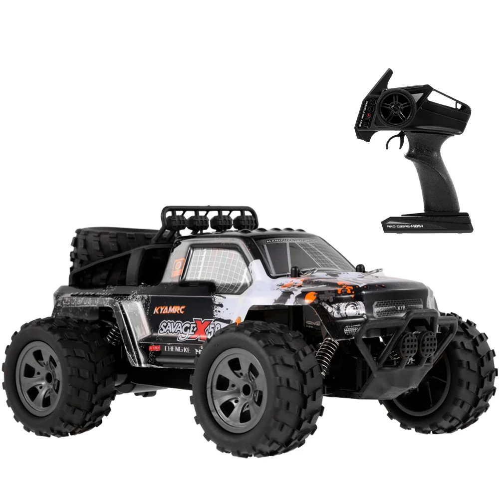 

KY-1886A 2.4GHz RC Car 1/18 2WD Big Wheel Remote Control Car Off-Road Buggy Pickup Truck Toys Model