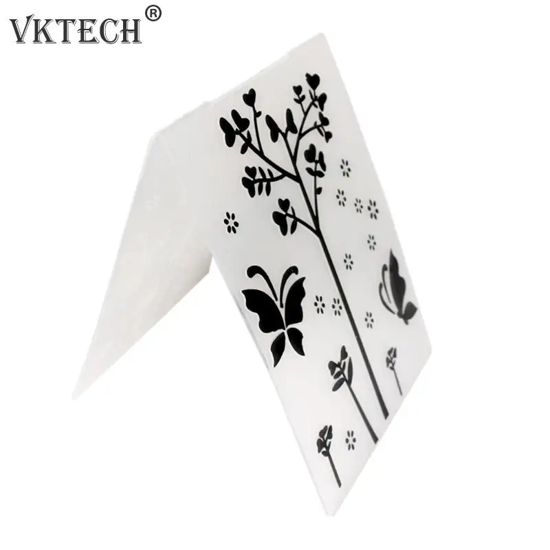 

1PCS Plastic Template Embossing Folder For Scrapbooking Photo Album Paper Card Craft Card Making Tool Embossing Folders
