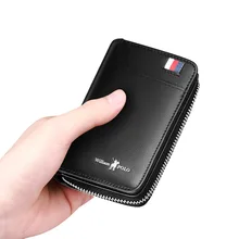 Винтажный держатель для ключей на молнии из натуральной кожи мужской автомобильный органайзер для ключей с брелком портмоне модный кожаный чехол для ключей P186115