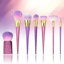 7pcs/set Makeup Brush Kit Foundation Powder Eyebrow Shadow Brush Blush Purple Crystal Brush Makeup Set Portable Makeup Brush 7pcs/set Makeup Brush Kit Foundation Powder Eyebrow Shadow Brush Blush Purple Crystal Brush Makeup Set Portable Makeup Brush
