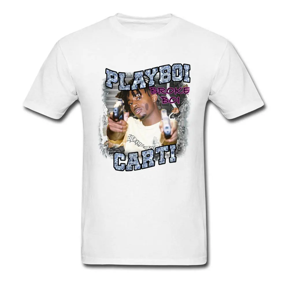 Europe Summer Short Sleeve Tops Shirts ostern Day Round Neck 100% Cotton Adult T Shirt Summer Tees 2018 Hot Sale Playboi Carti 90s style SHOOTA 4102 white