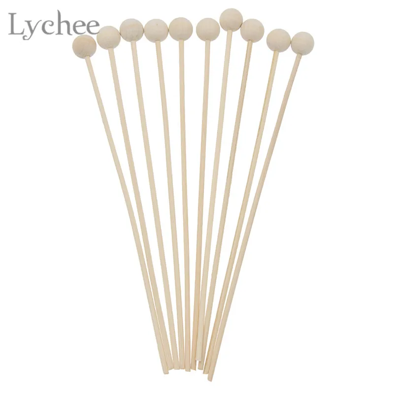Lychee 10 шт. деревянный шар для ароматерапии диффузор ротанга тростник палочки DIY украшения дома