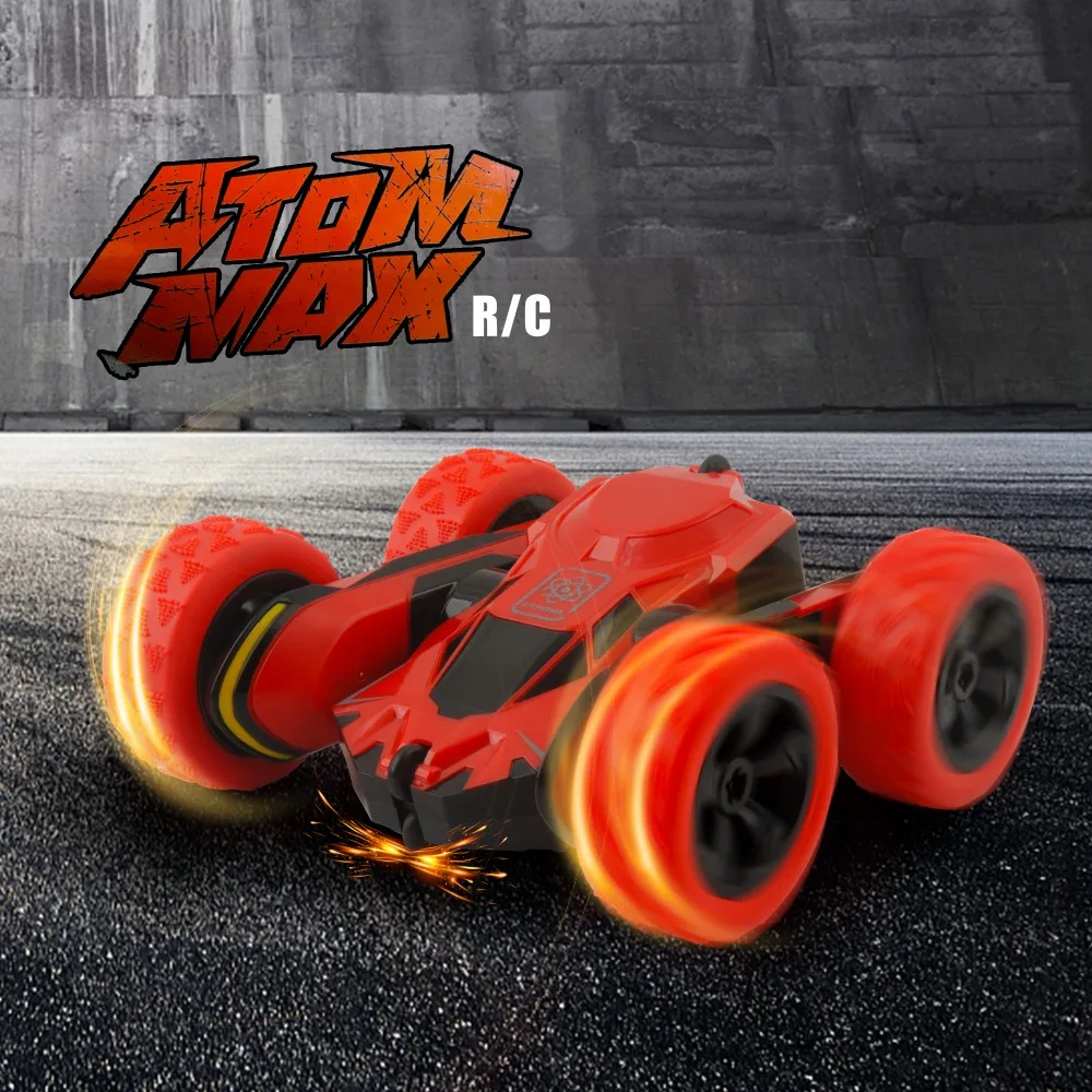 

Remote Control Cars Stunt Rc Car High Speed Flashing 3D Flip Green & Red Carro Controle Remoto Car Toys For Boys machine