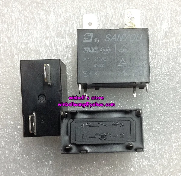 30 шт.! Оригинальное реле кондиционирования воздуха SANYOU SFK 112DM 20A 250VAC в наличии ~|air