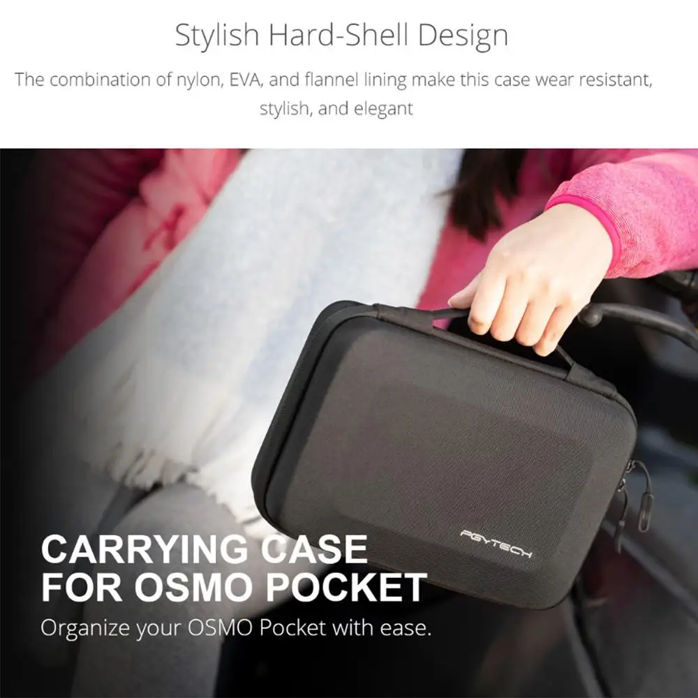 

PGYTECH Gimbal Accessories Carrying Bag for DJI Osmo Pocket Storage Bag Water-proof EVA Handbag for DJI OSMO POCKET