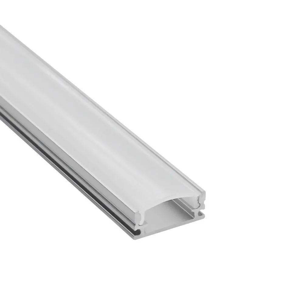 10pcs 1M Aluminum channel case for LED strip bar installation Aluminum Profile with Cover End Caps Mounting Clips dropshipping