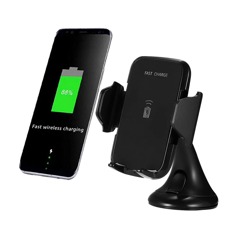 Multi-Funtion Qi Wireless Fast Charger Car Phone Mount Charging Holder For iPhone XS MAX 8 Plus SAMSUNG Note 9 S8 S7 S6 S6 Edge+ Multi-Funtion Qi Wireless Fast Charger Car Phone Mount Charging Holder For iPhone XS MAX 8 Plus SAMSUNG Note 9 S8 S7 S6 S6 Edge+