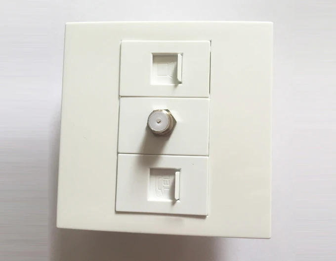 86 style socket RJ45+ TV + RJ11 pic 1