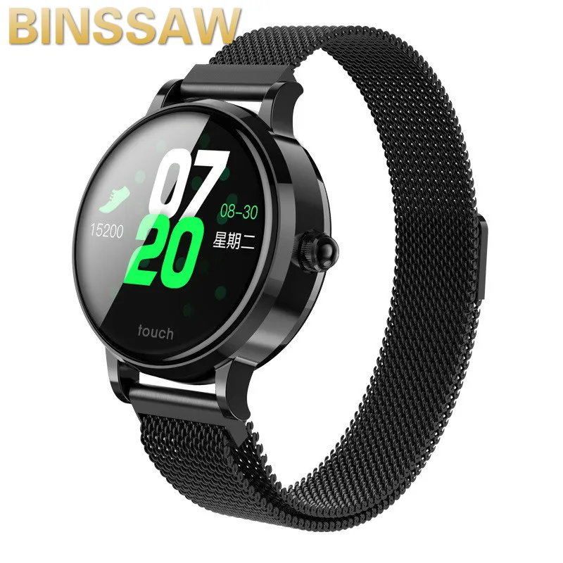 BINSSAW Новинка 2019 смарт браслет с пульсометром ЭКГ кровяное давление IP68 фитнес