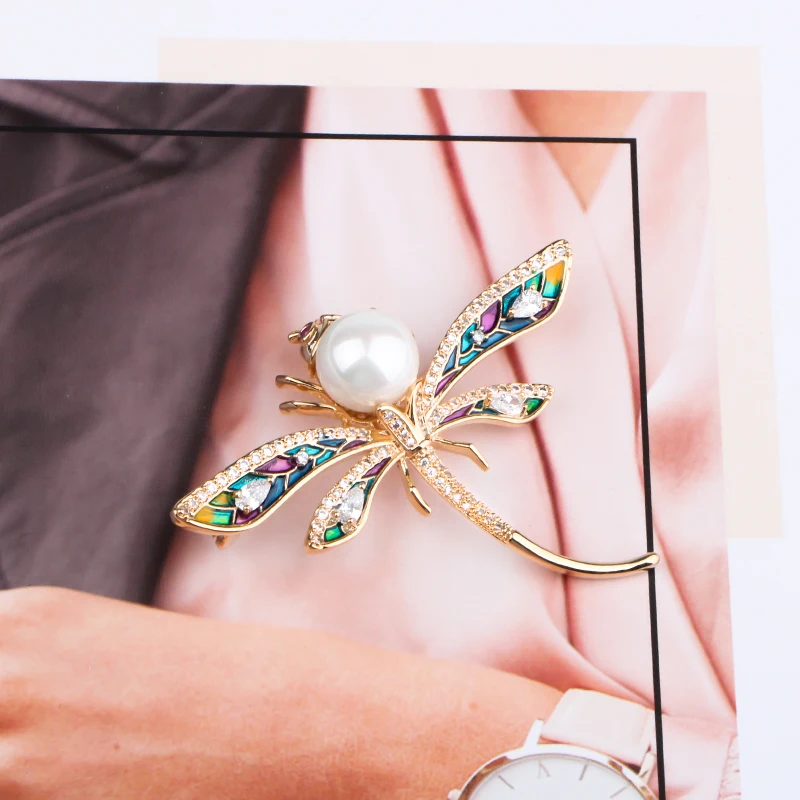 gold dragonfly brooch (7)
