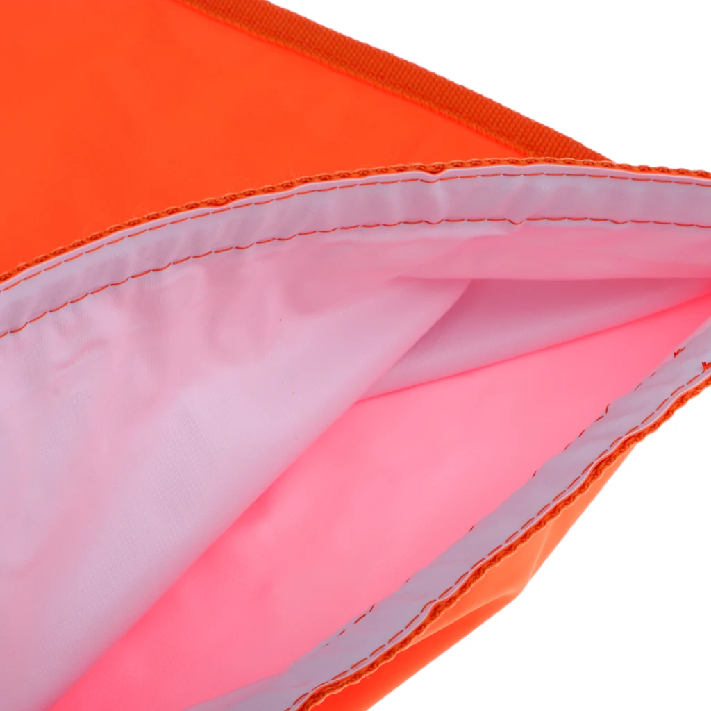 High Visibility Waterproof Inflatable Safety Swim Buoy Tow Float Dry Bag Waist Belt for Open Water Swimming SUP Kayak Canoe Surf