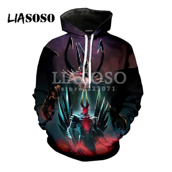 

LIASOSO Summer New Fashion Men Women Sweatshirt 3D Print Video Game Dota 2 Hoodies Long Sleeve Hip Hop Harajuku Pullover D029-12