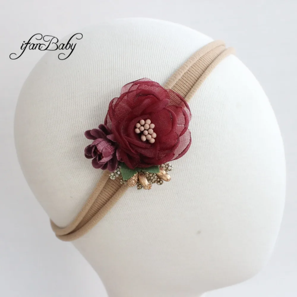 nylon flower headband (9)