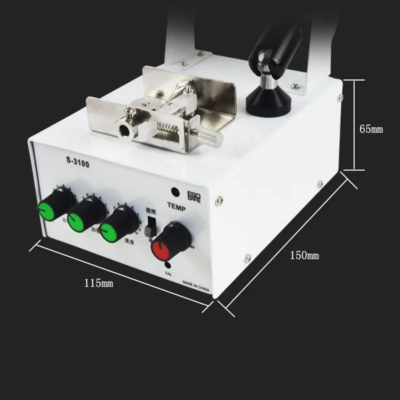 S3100 полностью автоматическая педаль типа термостат паяльная машина небольшой прибор для точечной сварки паяльная машина ЕС вилка электронная пайка