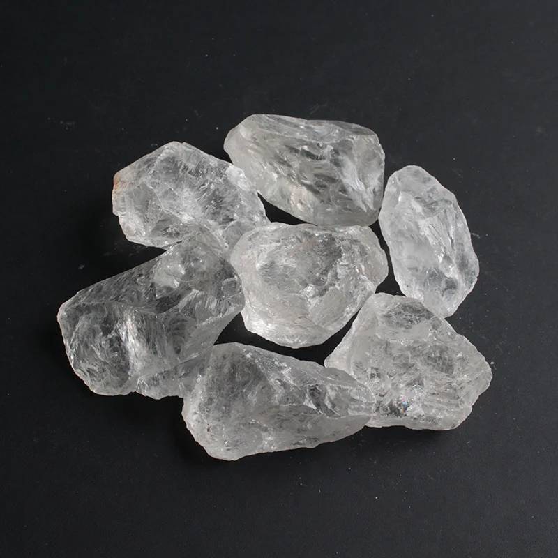 

2-5cm 50gNatural Mineral White Quartz Crystal Stone Rock Chips Specimen Healing collection natural crystal crystal fish tank DX