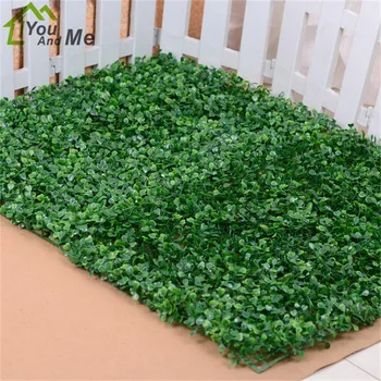 

40x60cm Fake Plants Mat Simulation Plastic Plant Lawn Turf Carpet Home Garden Wall Fence Decor Artificial Plants For Decoration
