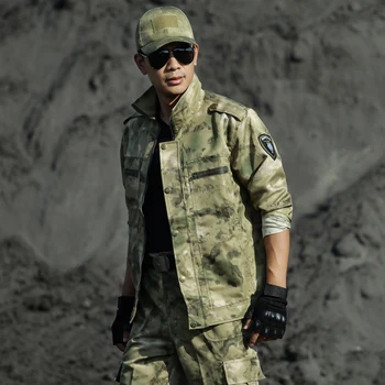 

Uniforme Militar Multicam Camouflage Suits Hunting Clothing Men Tactical Special Force Ropa Caza Uniforms Combat Ghillie Suit
