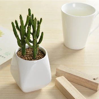 

Free shipping!!haha HOT SALE!Multilateral ladder flowerpot Diamond-shaped design,ceramic flower pot
