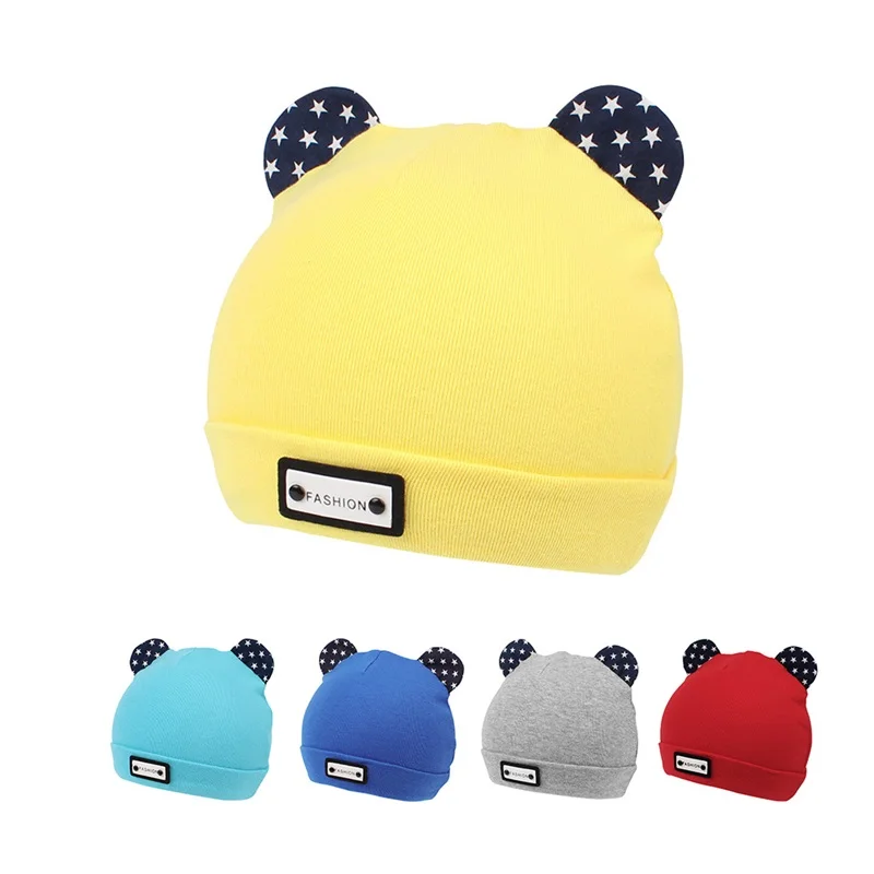 Buy Cute Cotton Newborn Baby Hat Bear Ears Infant