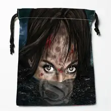 Футболка#! u87 Лара Крофт Расхитительница гробниц Пользовательские печатных получать компрессионный мешок Тип мешки drawstring Размер 18X22 см 7 и 12ft-u87